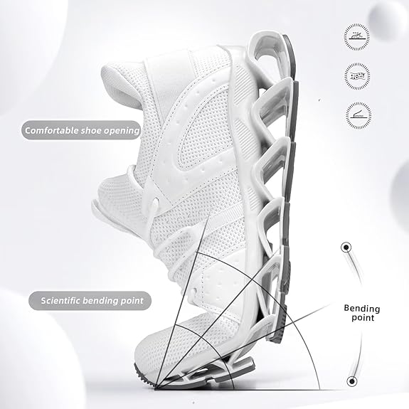 Mens Walking Blade Shoes Slip on Fashion Running Tennis Sneakers