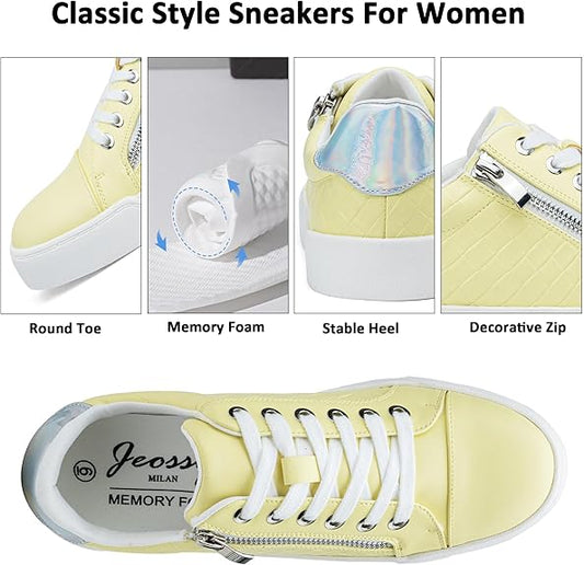 Women's Flat Low Top Casual Fashion Sneakers