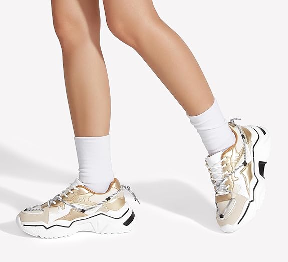 Women's Platform Colorful Fashion Sneakers Retro