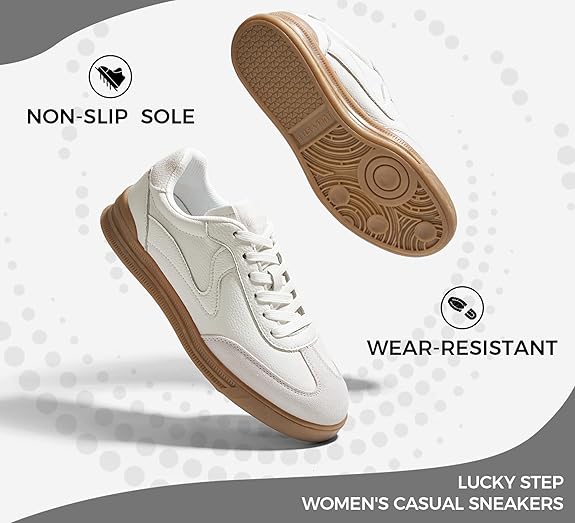 Women's Retro Fashion Sneakers Classic Cute Casual Trainers