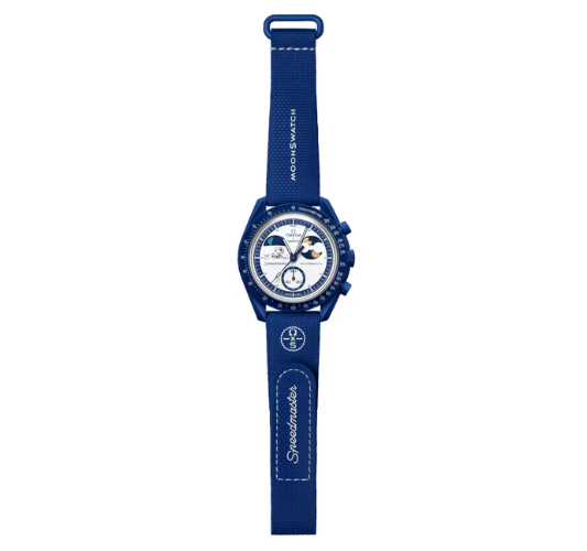 Swatch x Omega Bioceramic Moonswatch Mission To Earthphase Moonshine Snoopy Gold