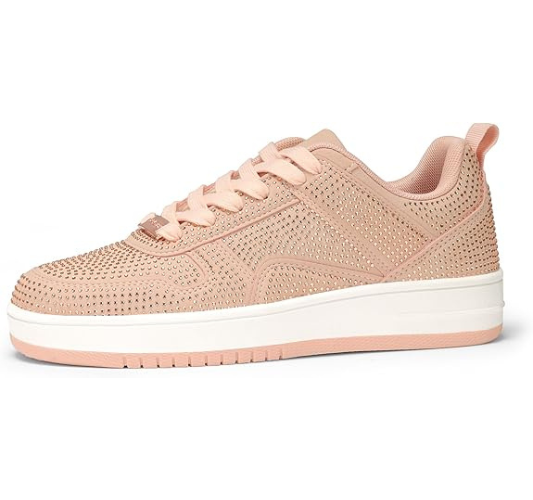 Women Fashion Sparkle Rhinestone Sneakers