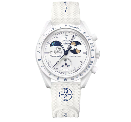 Swatch x Omega Bioceramic Mission To Earthphase Moonshine Gold Cold Moon