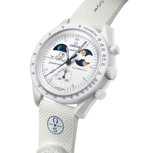 Swatch x Omega Bioceramic Mission To Earthphase Moonshine Gold Cold Moon