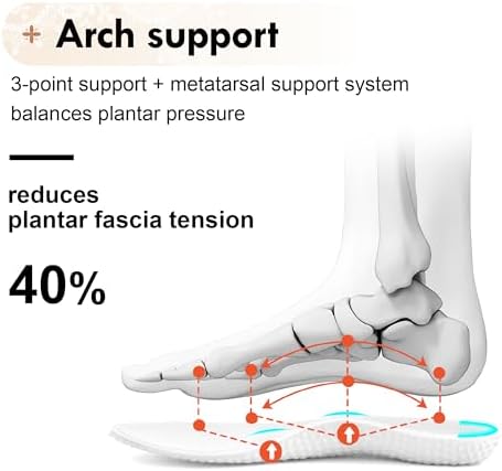 Women's Ribbon Lace-Up Fashion Sneakers Arch Support