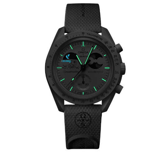 Swatch x Omega Bioceramic Mission To Earthphase Moonshine Gold Cold Moon