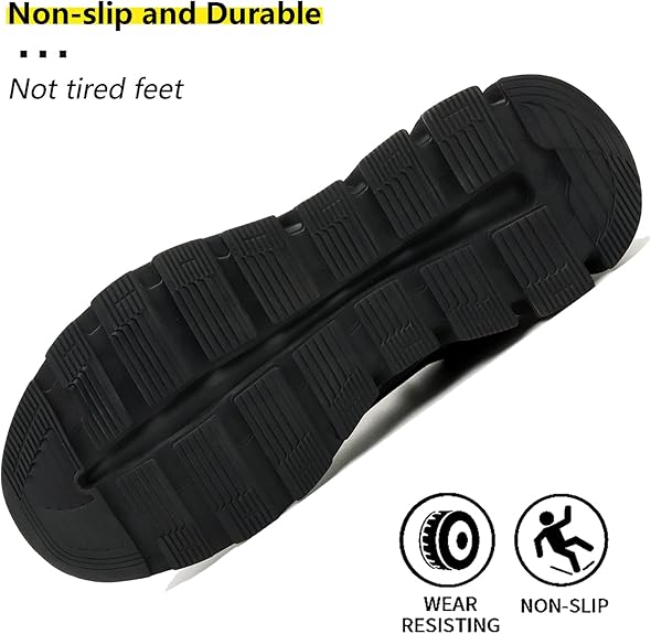 Shoes for Men Women Lightweight Industrial & Construction Slip Resistant