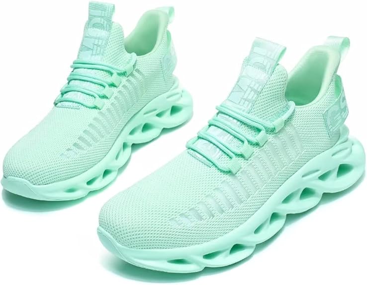 Women's Lace Up Walking Shoes Breathable Sneakers