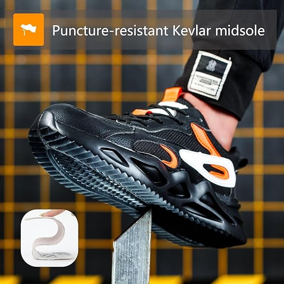 Shoes for Women Men Wide fit Indestructible Work Sneakers