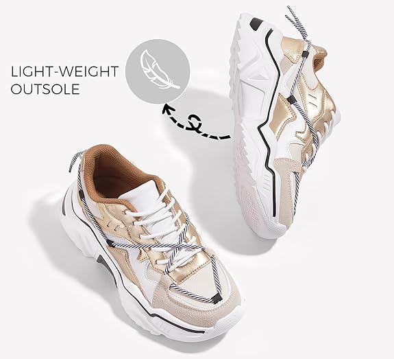 Women's Platform Colorful Fashion Sneakers Retro