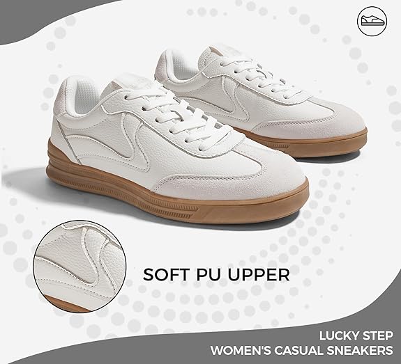 Women's Retro Fashion Sneakers Classic Cute Casual Trainers