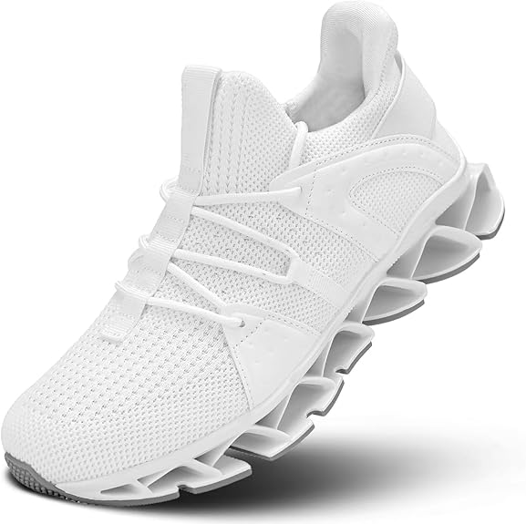 Mens Walking Blade Shoes Slip on Fashion Running Tennis Sneakers