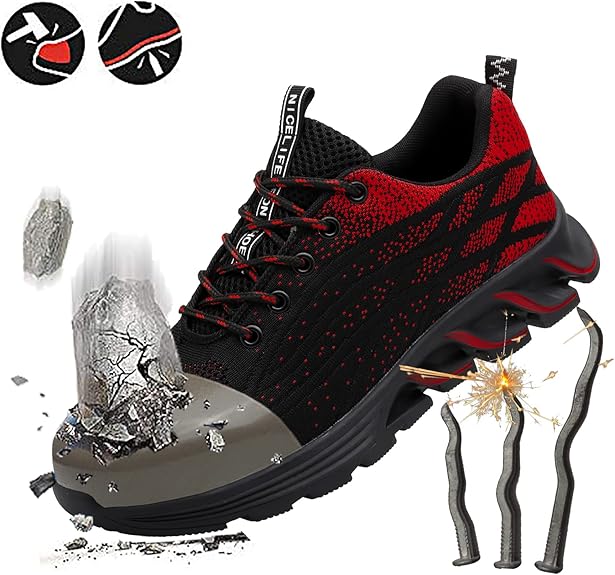 Shoes for Men Women Lightweight Industrial & Construction Slip Resistant