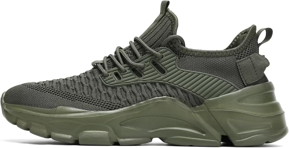 Men's Running Shoes, Non Slip, Breathable, Lightweight