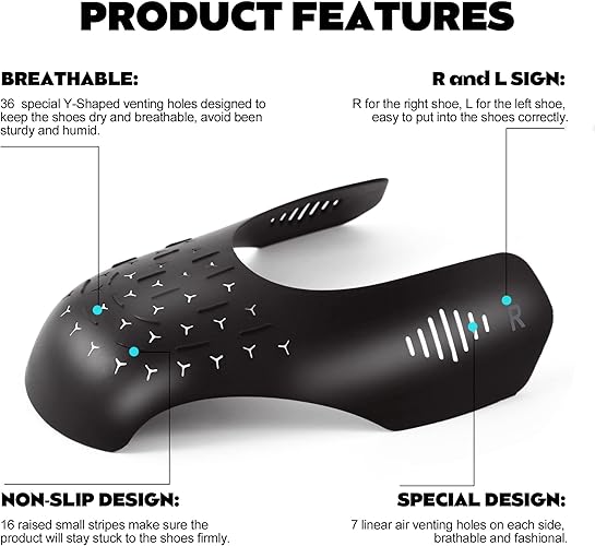 6 Pairs Crease Protectors for Shoe Sneakers