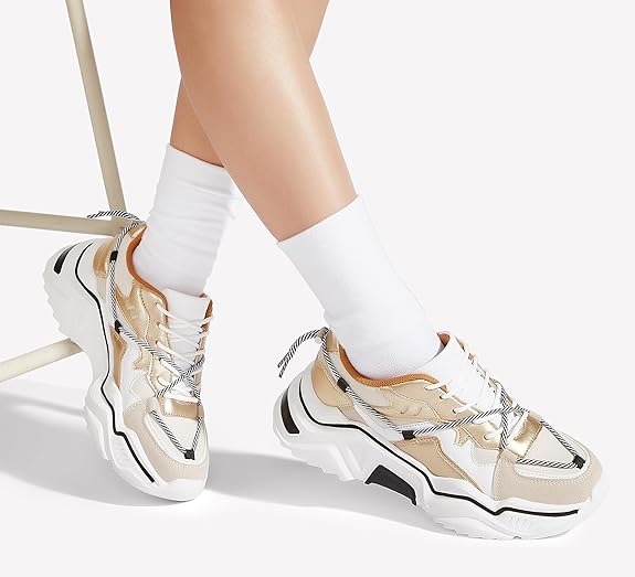 Women's Platform Colorful Fashion Sneakers Retro