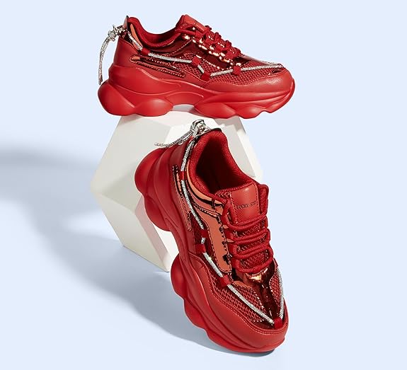 Women's 90s Chunky Sneakers Sparkly