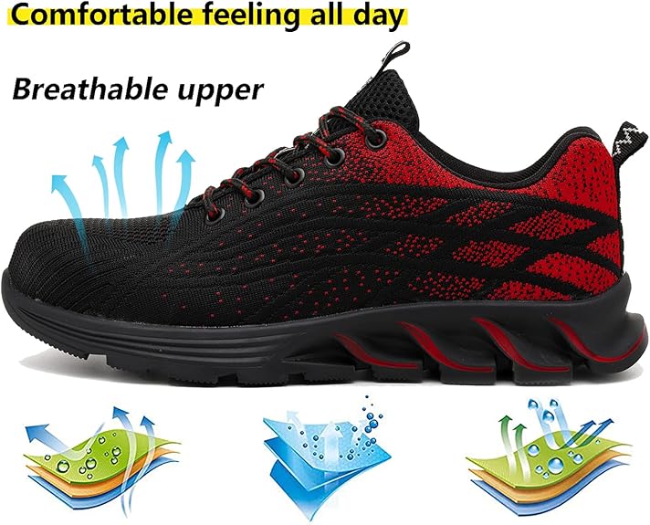 Shoes for Men Women Lightweight Industrial & Construction Slip Resistant