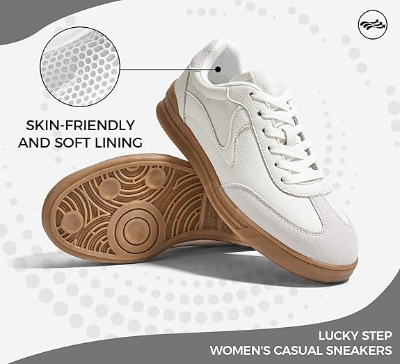 Women's Retro Fashion Sneakers Classic Cute Casual Trainers