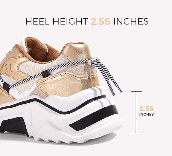 Women's Platform Colorful Fashion Sneakers Retro