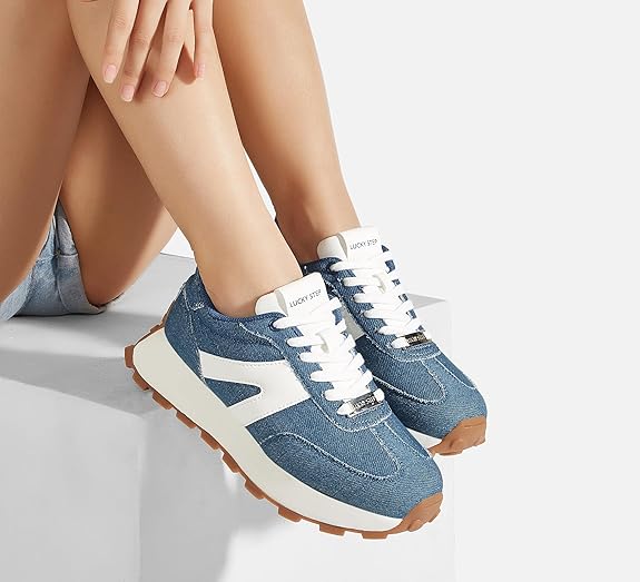 Women's Platform Fashion Sneakers Retro