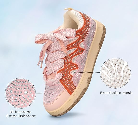 Women's Sparkle Rhinestone Fashion Sneakers