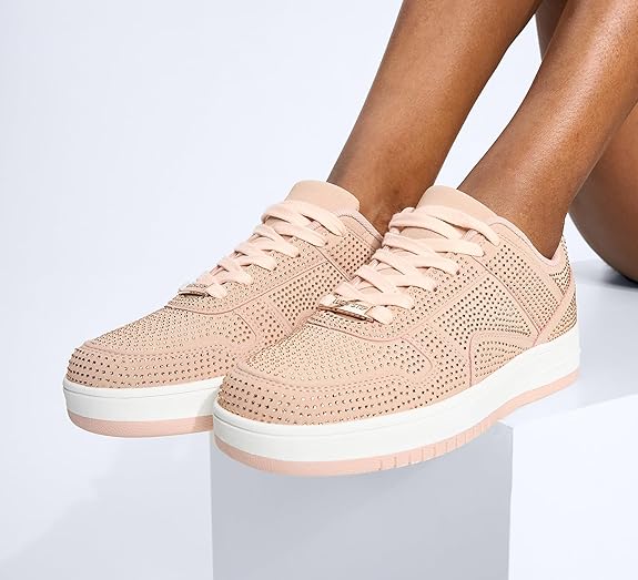 Women Fashion Sparkle Rhinestone Sneakers