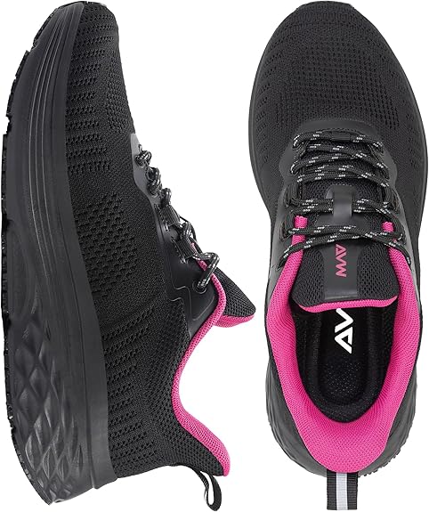 Womens Non Slip Work Shoes Water Resistant Walking Sneakers
