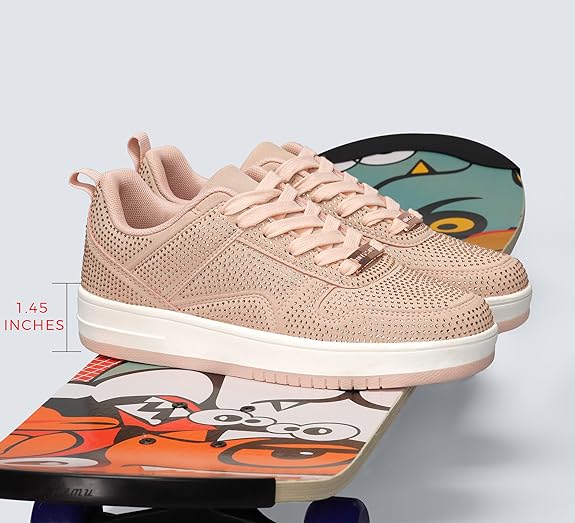 Women Fashion Sparkle Rhinestone Sneakers