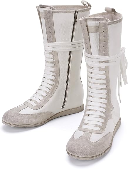 Womens Lace Up Sport Boots Fashion High Top Sneakers Casual