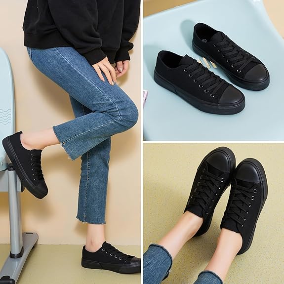 Sneakers for Women Low Top Canvas Shoes Womens Canvas Sneakers