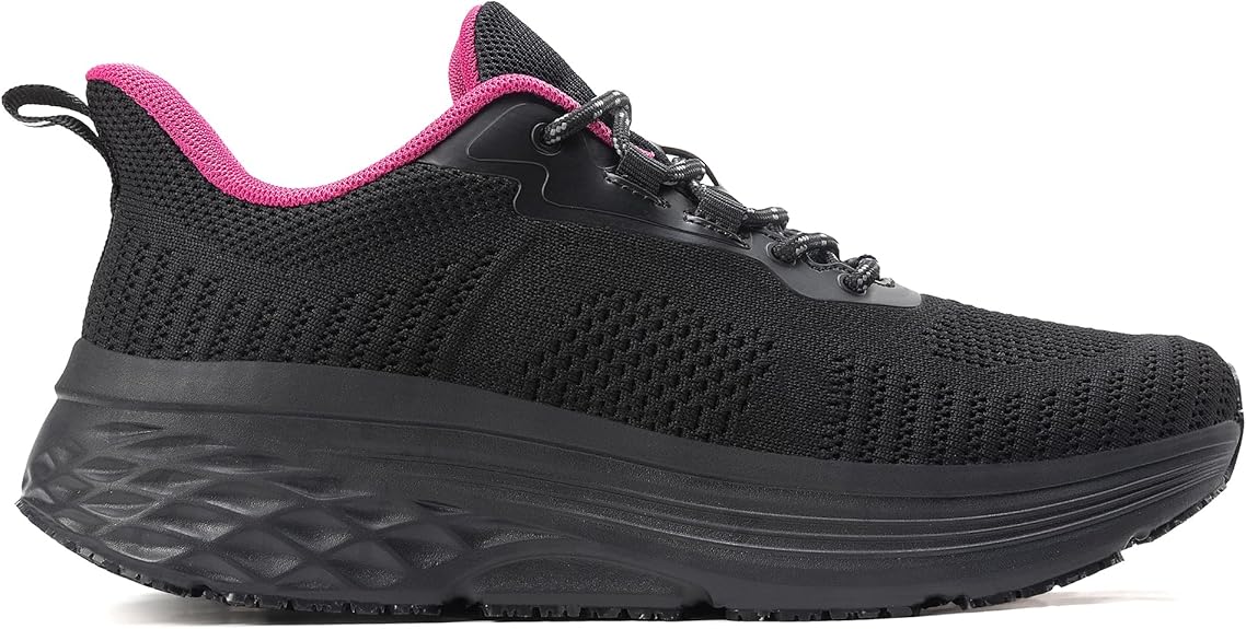 Womens Non Slip Work Shoes Water Resistant Walking Sneakers