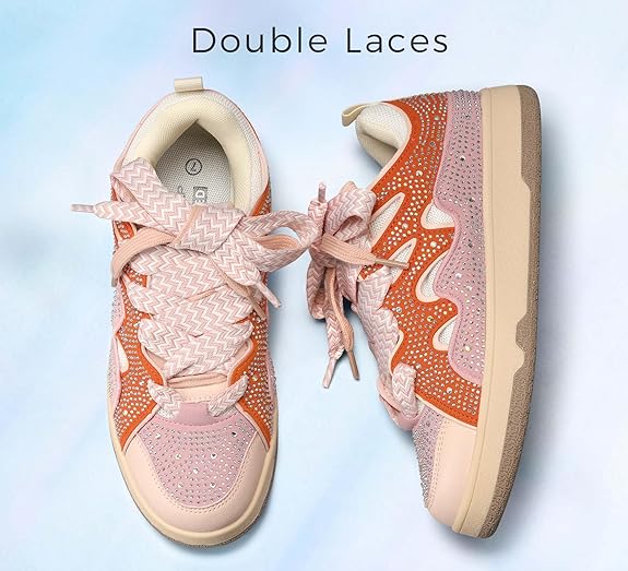 Women's Sparkle Rhinestone Fashion Sneakers
