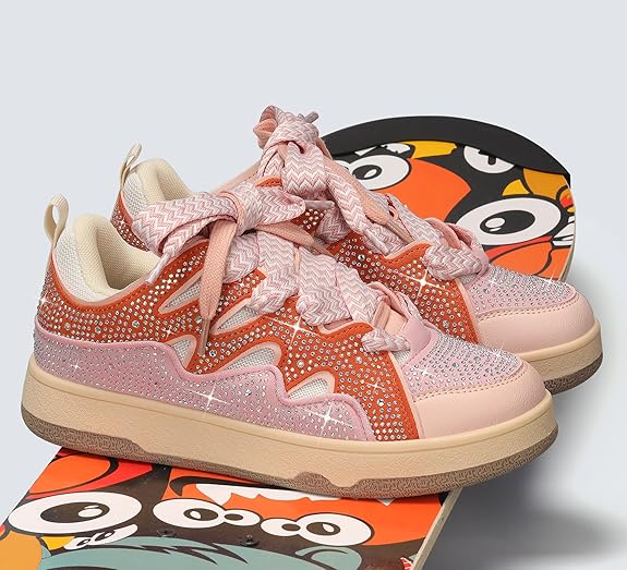 Women's Sparkle Rhinestone Fashion Sneakers