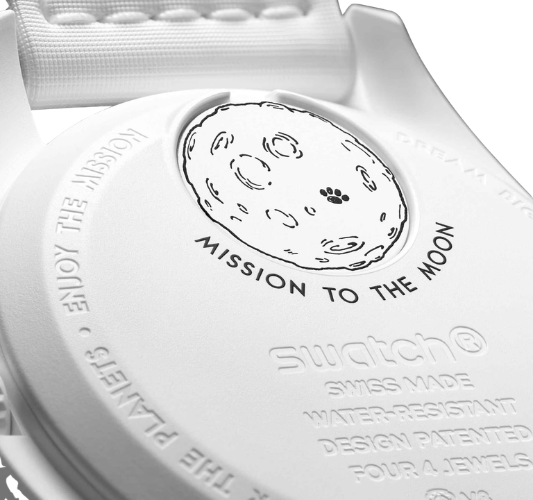 Swatch x Omega Bioceramic Moonswatch Mission To Moonphase Snoopy