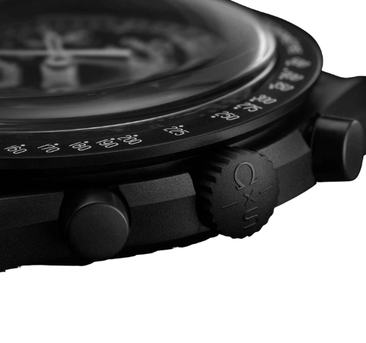 Swatch x Omega Bioceramic Moonswatch Mission To Moonphase Snoopy Black