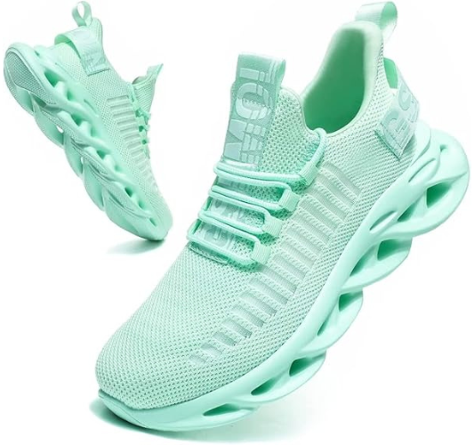 Women's Lace Up Walking Shoes Breathable Sneakers