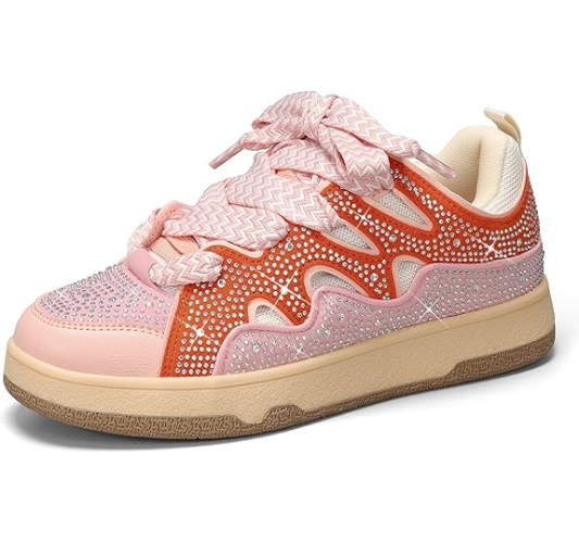 Women's Sparkle Rhinestone Fashion Sneakers