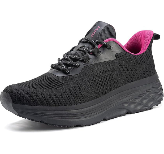 Womens Non Slip Work Shoes Water Resistant Walking Sneakers