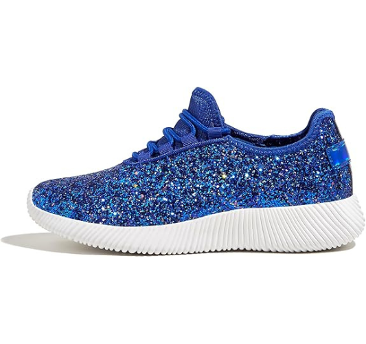 Fashion Glitter Sneakers for Women Silp On Running Shoes