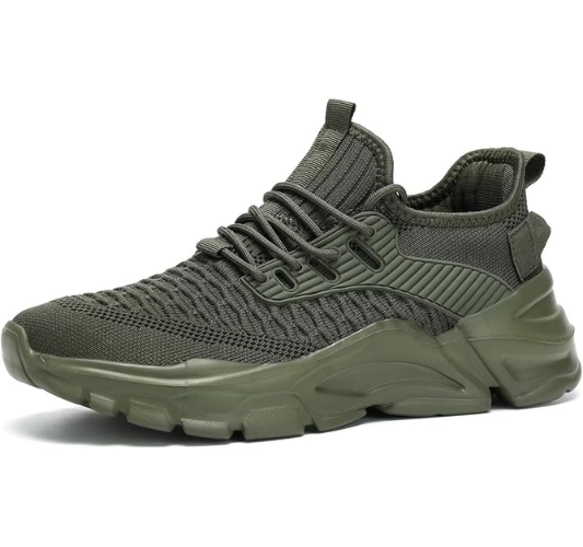 Men's Running Shoes, Non Slip, Breathable, Lightweight